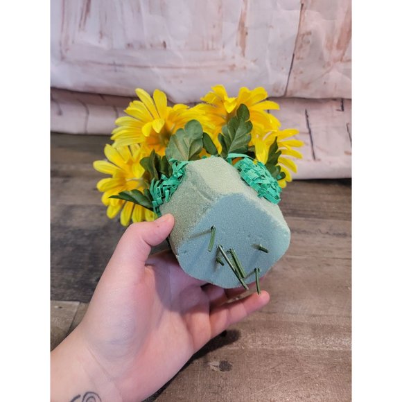 Yellow flowers dasiy fake decor spring - Picture 3 of 5